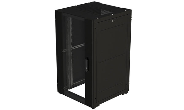 Data Cabinets, Glass Front Door, Steel Rear (Floor Standing)