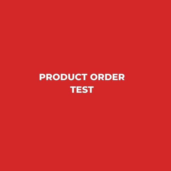 PRODUCT ORDER TEST